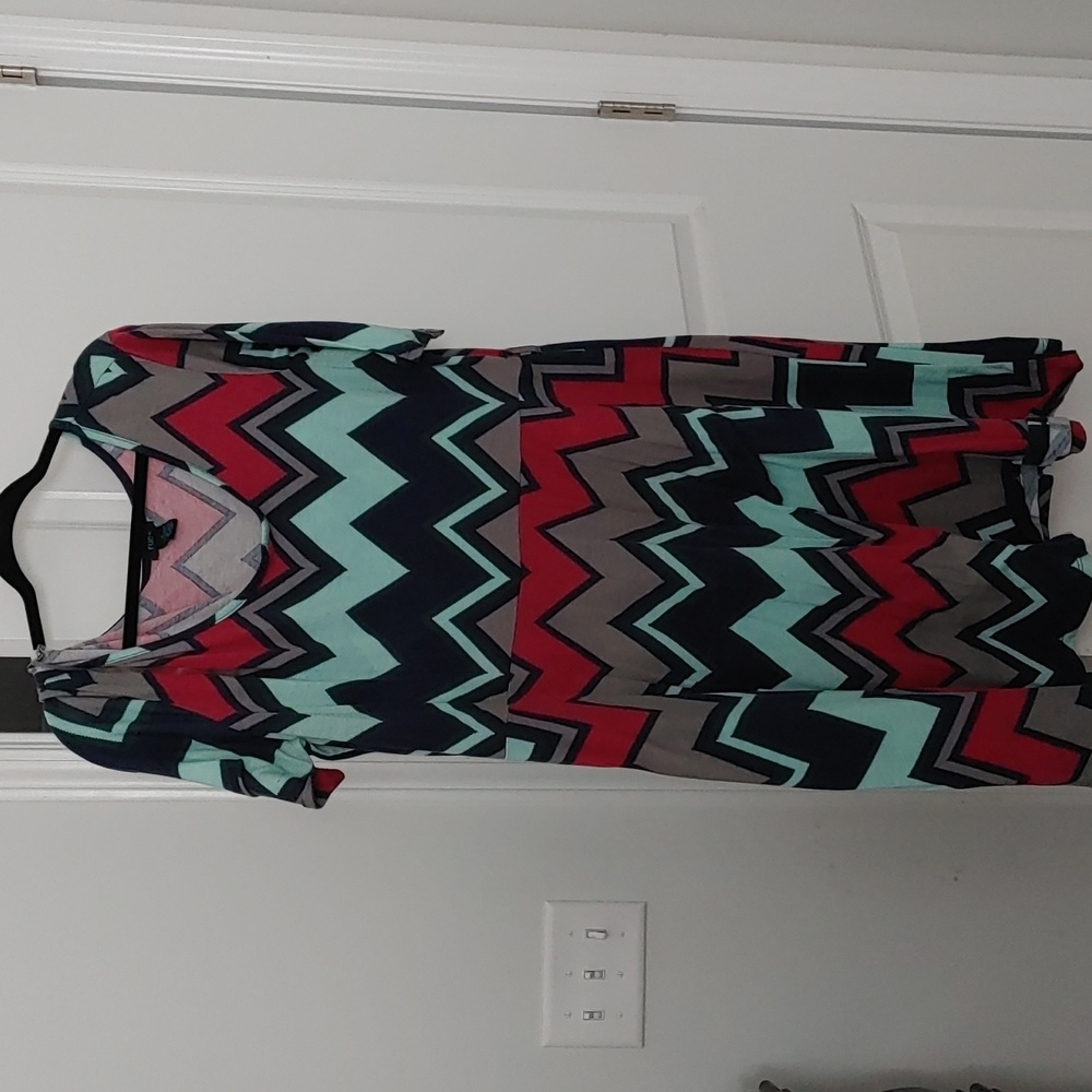 Chevron Pattern Dress